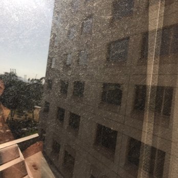 Hilton Long Beach - Dirty windows. - Hotels Near Me - Long Beach, California