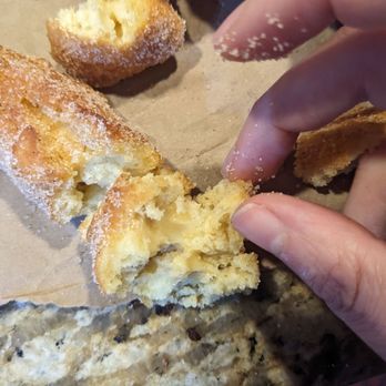 Duck Donuts - Raw dough inside of my donut - Donuts Near Me - Paramus, New Jersey