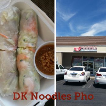 DK Noodle Vietnamese Cuisine - One of the WORST springrolls I've ever had, ended up throwing it away. - Vietnamese Near Me - Modesto, California