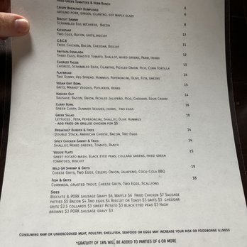 Rising Son - Menu - Southern Near Me - Avondale Estates, Georgia