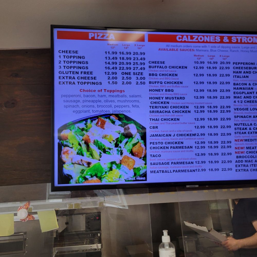 International Zone - Menu - Italian Near Me - Kingston, Rhode Island