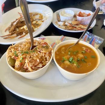 Papa Dubi's - Chicken and Sausage & Chicken Jambalaya Shrimp and Crawfish Etouffee - both were excellent! - Cajun/Creole Near Me - Albertville, Alabama Papa Dubi's - Chicken and Sausage & Chicken Jambalaya Shrimp and Crawfish Etouffee - both were excellent! - Cajun/Creole Near Me - Albertville, Alabama