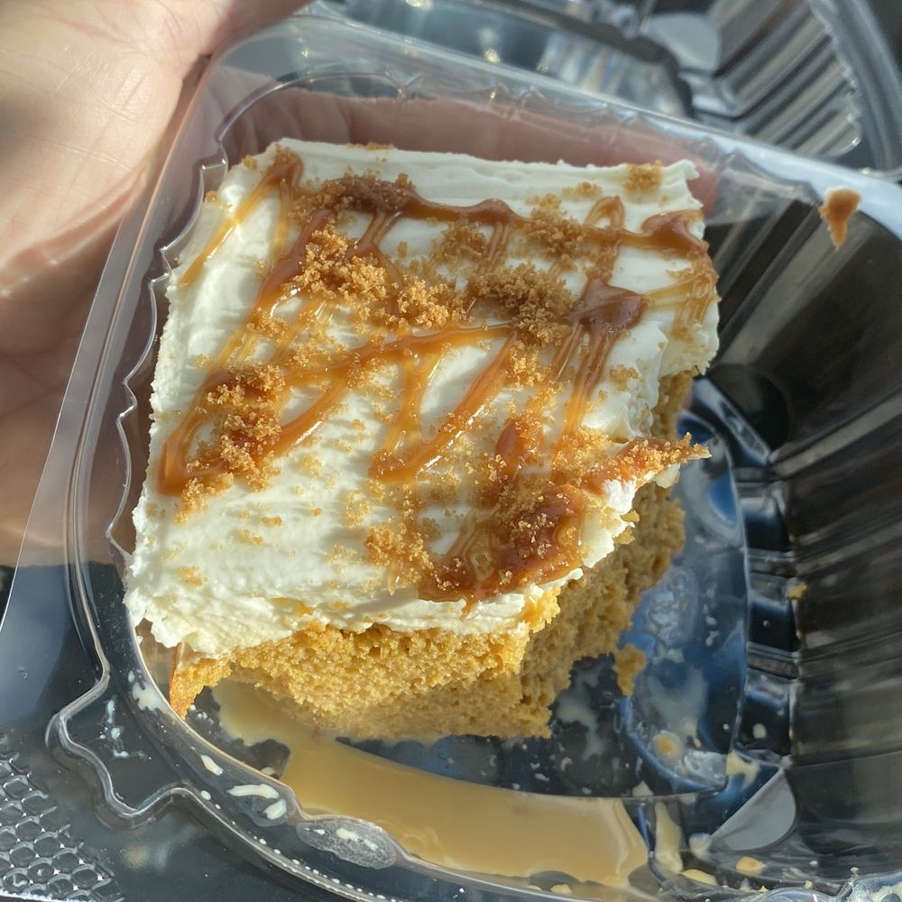 Qamaria Coffee - Milk cake (Biscoff I believe) - Bakeries Near Me - Hilliard, Ohio Qamaria Coffee - Milk cake (Biscoff I believe) - Bakeries Near Me - Hilliard, Ohio