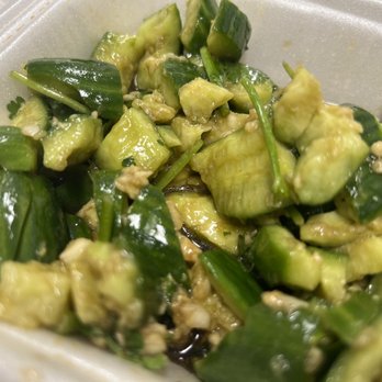 China Pepper - Cucumber with Garlic Sauce (cucumber salad) - Szechuan Near Me - Rancho Cucamonga, California China Pepper - Cucumber with Garlic Sauce (cucumber salad) - Szechuan Near Me - Rancho Cucamonga, California