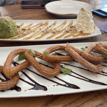 Gaspar's Restaurant - Pistachio bomba and churros - Spanish Near Me - Temecula, California