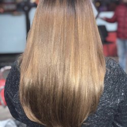 Abbie Steph Hair Studio - In salon treatment with blowout.