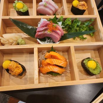 Tomo Asian Fusion - Yellowtail, wasabi tobiko w quail eggs, ikura w quail eggs, salmon DEEELEEECIOUS - Asian Fusion Near Me - Poughkeepsie, New York Tomo Asian Fusion - Yellowtail, wasabi tobiko w quail eggs, ikura w quail eggs, salmon DEEELEEECIOUS - Asian Fusion Near Me - Poughkeepsie, New York