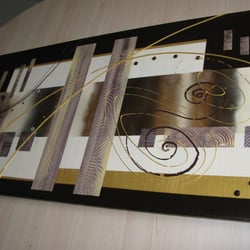 Tableaux Abstraits Contemporains - Tableau abstrait "Le Boême"