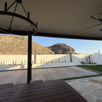 Jam Construction - The 3 posts made my patio cover look even bigger - Patio Coverings Near Me - Riverside, California Jam Construction - The 3 posts made my patio cover look even bigger - Patio Coverings Near Me - Riverside, California
