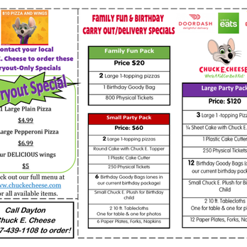 Chuck E. Cheese - Pizza Near Me - Miamisburg, Ohio
