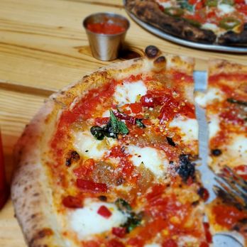 Old Scratch Pizza - Margherita pizza - Pizza Near Me - Dayton, Ohio Old Scratch Pizza - Margherita pizza - Pizza Near Me - Dayton, Ohio