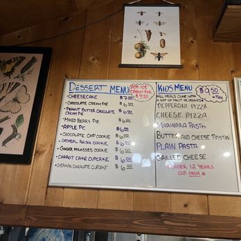 June Bug Cafe - Dessert menu - New American Near Me - Midpines, California