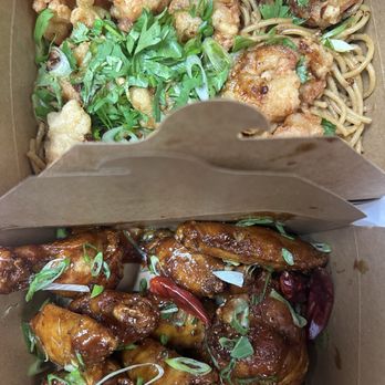 Shlap Muan Chicken Wings - Shrimp garlic noodles and Elvis wings - Chicken Wings Near Me - Long Beach, California Shlap Muan Chicken Wings - Shrimp garlic noodles and Elvis wings - Chicken Wings Near Me - Long Beach, California