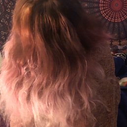 My damaged, self dyed hair