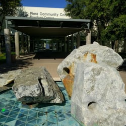 Pima Community College - Interesting rock pool
