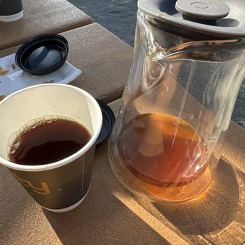 Lofty Coffee Roasting Works - Pour over coffee (Ethiopian) - Coffee & Tea Near Me - Encinitas, California Lofty Coffee Roasting Works - Pour over coffee (Ethiopian) - Coffee & Tea Near Me - Encinitas, California