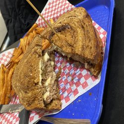 Patriot Cafe - Patty melt and fries