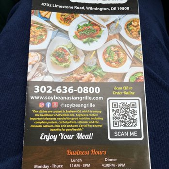 Soybean Asian Grille - Menu 1/2/26 - Thai Near Me - Wilmington, Delaware Soybean Asian Grille - Menu 1/2/26 - Thai Near Me - Wilmington, Delaware