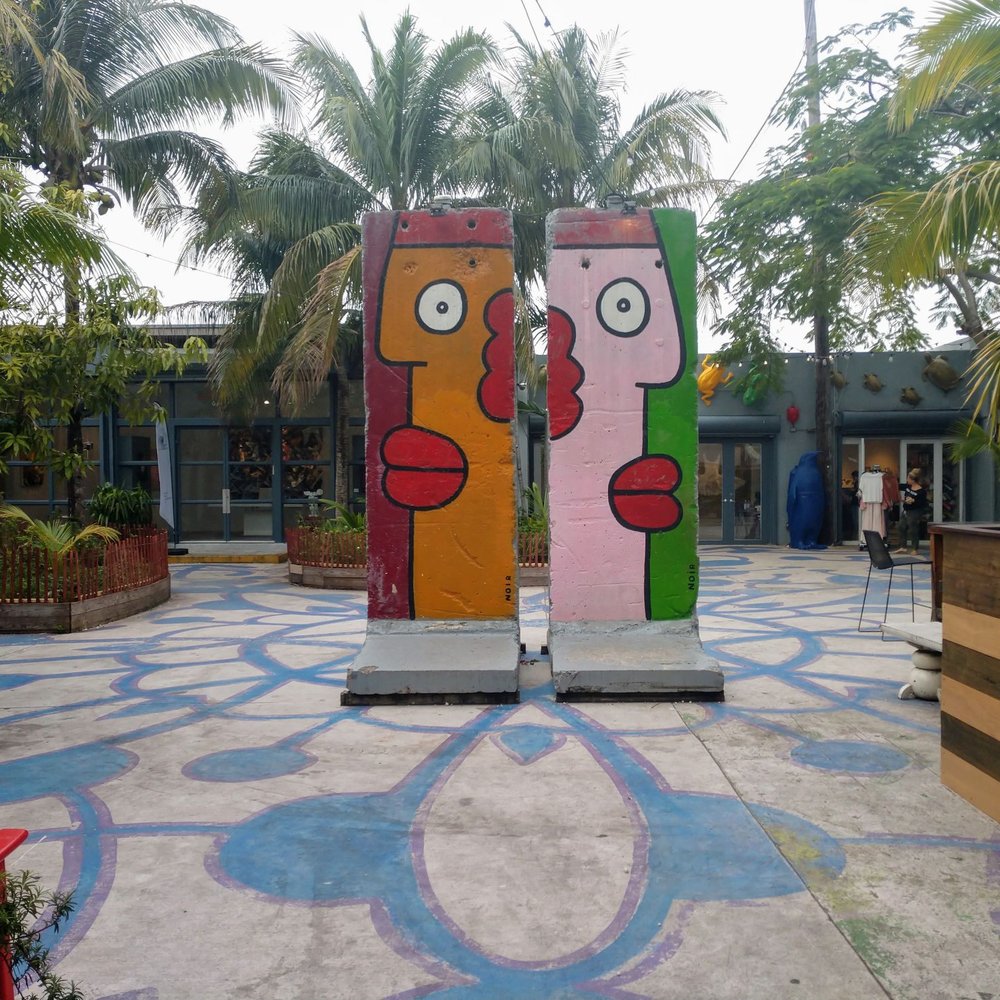 Miami Ironside - Inside the walking area of ironside - Shopping Centers Near Me - Miami, Florida