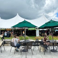 Vermont Cheese Festival - Storm brewing over the tent