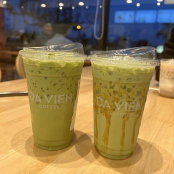 Da Vien Coffee - Salted Caramel Matcha Latte* - Desserts Near Me - Westminster, California Da Vien Coffee - Salted Caramel Matcha Latte* - Desserts Near Me - Westminster, California