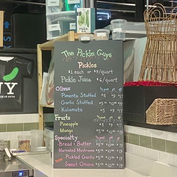 Pickle Guys - Menu (12/2021) - Specialty Food Near Me - New York, New York