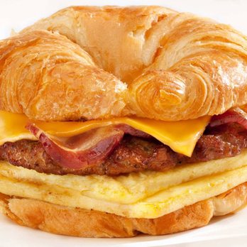 Evadale Donuts - a croissant sandwich with bacon and cheese - Donuts Near Me - Evadale, Texas Evadale Donuts - a croissant sandwich with bacon and cheese - Donuts Near Me - Evadale, Texas