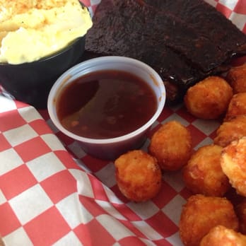 DUB's Barbeque & Catering - For The Smaller Appetite with potato salad and sweet potato tater tots - Barbeque Near Me - St. George, Utah DUB's Barbeque & Catering - For The Smaller Appetite with potato salad and sweet potato tater tots - Barbeque Near Me - St. George, Utah