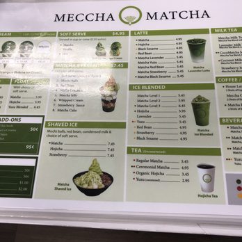 Meccha Matcha - Menu - Desserts Near Me - Artesia, California Meccha Matcha - Menu - Desserts Near Me - Artesia, California