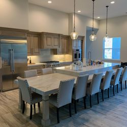 Altech Design & Construction - Elegant kitchen capable of seating 10