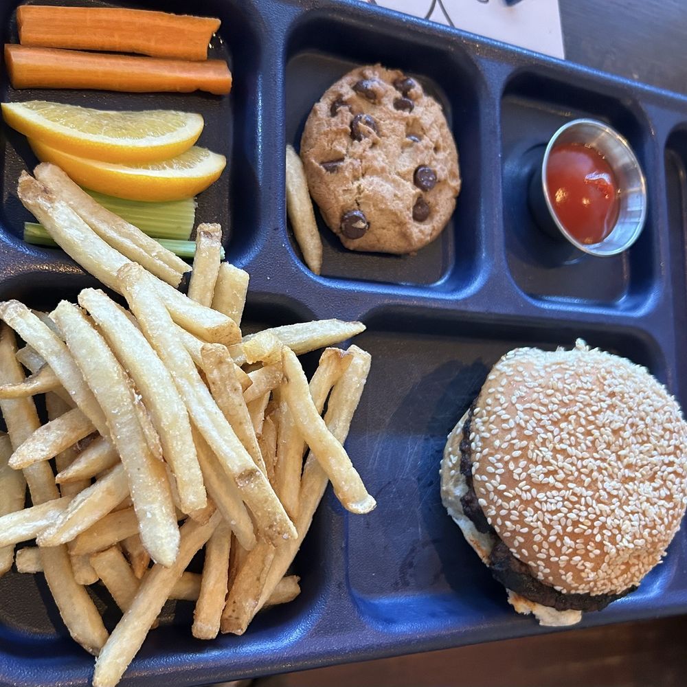 Stove and Tap - Kids Burger - charred. Smh how do you overcook a kids burger? Fries were good and of course my son devoured the cookie. - American Near Me - Lansdale, Pennsylvania Stove and Tap - Kids Burger - charred. Smh how do you overcook a kids burger? Fries were good and of course my son devoured the cookie. - American Near Me - Lansdale, Pennsylvania