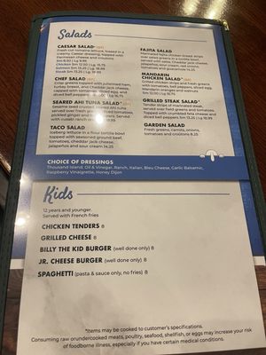 Menu photo 4 Kilroy's Springfield, VA