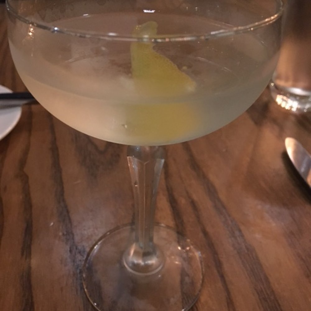 22 Square Restaurant - When Doves Cry - Dolin Blanc, Genever, Meyer Lemon Bitters - American Near Me - Savannah, Georgia