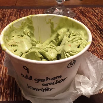ICICLES - Supposed to be matcha green tea, but tasted more like avocado? Not edible. - Ice Cream & Frozen Yogurt Near Me - San Jose, California