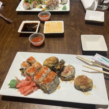Sushi Love - Shrimp Tempura & Dynamite Roll - Sushi Bars Near Me - Durham, North Carolina Sushi Love - Shrimp Tempura & Dynamite Roll - Sushi Bars Near Me - Durham, North Carolina