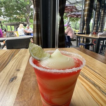Woodshed Smokehouse - Strawberry Margarita - Smokehouse Near Me - Fort Worth, Texas