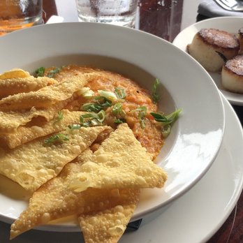 Fourk - Lobster Rangoon with side of scallops - New American Near Me - Hickory, North Carolina