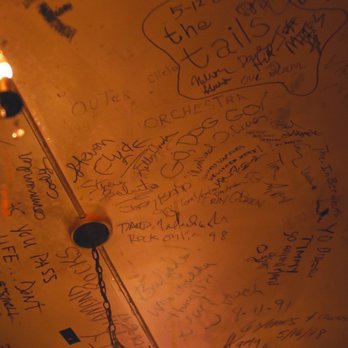 Nietzsche's - Artist signed ceiling in Nietzsche's - Bars Near Me - Buffalo, New York