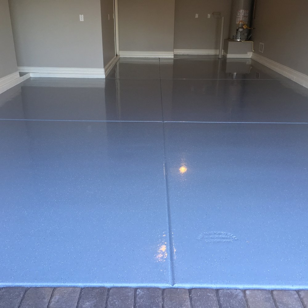 Brilliant Epoxy Floors - Beautiful floor! (white spots are due from overhead lighting) - Flooring Near Me - Scottsdale, Arizona Brilliant Epoxy Floors - Beautiful floor! (white spots are due from overhead lighting) - Flooring Near Me - Scottsdale, Arizona