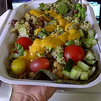 Fresh Kitchen + Juice Bar - First time trying their carrot miso dressing. It's good, thick, but tasty. - Vegan Near Me - Toronto, Ontario Fresh Kitchen + Juice Bar - First time trying their carrot miso dressing. It's good, thick, but tasty. - Vegan Near Me - Toronto, Ontario
