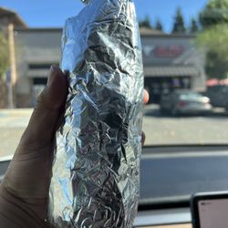 Que Onda Tacobar - California Burrito. Really good and big