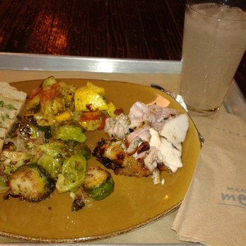 Urban Plates - Ginger drink, bbq chicken and delicious vegetables - New American Near Me - Dublin, California Urban Plates - Ginger drink, bbq chicken and delicious vegetables - New American Near Me - Dublin, California