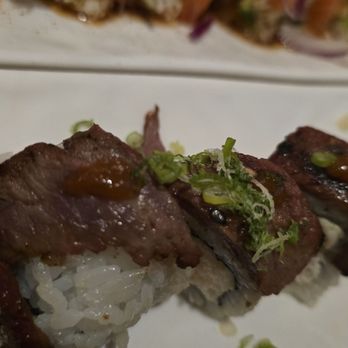 Zen Sushi - Cowboy Roll - Prime NY steak, crab meat,  avocado, cucumber,  green onion - Sushi Bars Near Me - Dana Point, California