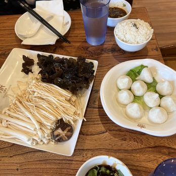 Jiuding Flavor Restaurant - Mushroom platter ($11.95) and fish roe balls ($6.95) - Chinese Near Me - Milpitas, California Jiuding Flavor Restaurant - Mushroom platter ($11.95) and fish roe balls ($6.95) - Chinese Near Me - Milpitas, California