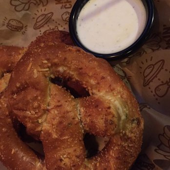 Kickin' Chicken West Ashley - Stuffed pretzel - American Near Me - Charleston, South Carolina Kickin' Chicken West Ashley - Stuffed pretzel - American Near Me - Charleston, South Carolina