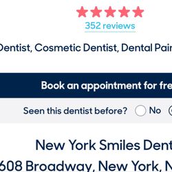New York Smiles Dental - FROM ZOCDOC REVIEWS