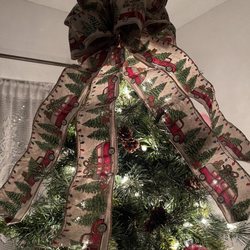 Michaels - Tree topper bow