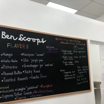 Ben Scoops - April 2023 Menu - Ice Cream & Frozen Yogurt Near Me - Torrance, California Ben Scoops - April 2023 Menu - Ice Cream & Frozen Yogurt Near Me - Torrance, California