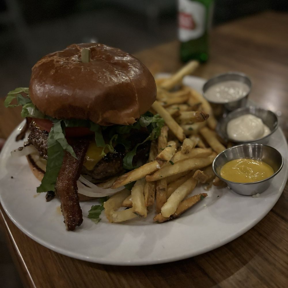 Roaring Fork - Big Ass burger - New American Near Me - Austin, Texas