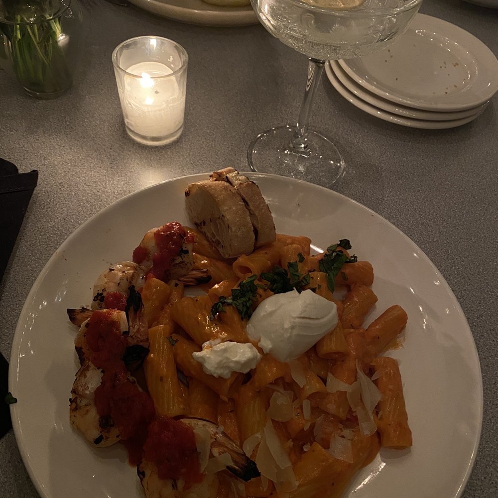 The Loft 205 - rigatoni with vodka sauce and grilled shrimp. also had avocado fries 10/10!!! - Cocktail Bars Near Me - Albany, New York The Loft 205 - rigatoni with vodka sauce and grilled shrimp. also had avocado fries 10/10!!! - Cocktail Bars Near Me - Albany, New York